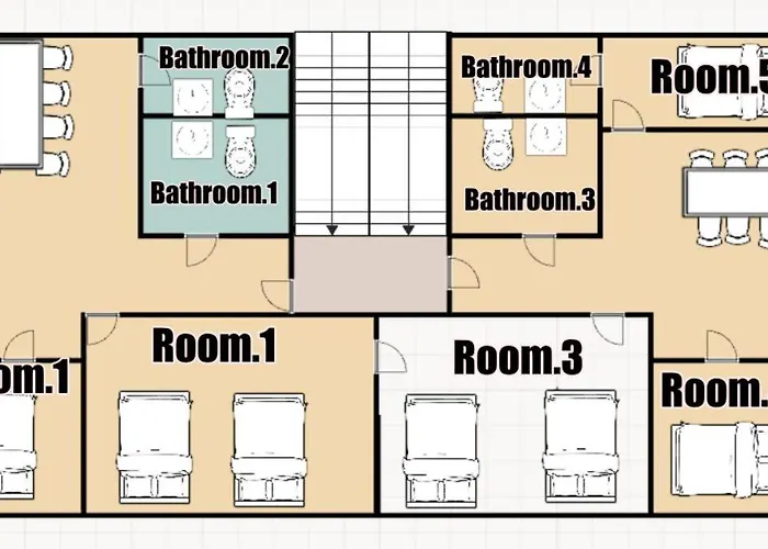 2 - Gu&Anne House Seoul Hongdae Stn 5Rooms,4Bathroom Apartment *